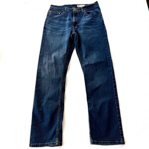 Wrangler Women's Straight‎ Leg Jeans Dark Wash Size 27 Rancher Rodeo
